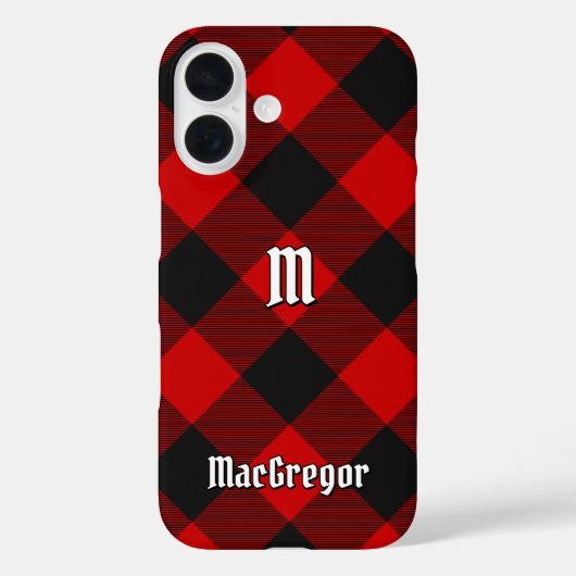 MacGregor Rob Roy Tartan Hoesje-Mate iPhone Case (Achterkant)