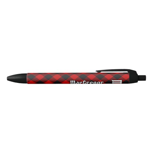 MacGregor Rob Roy Tartan Ink Pen (Bovenkant)