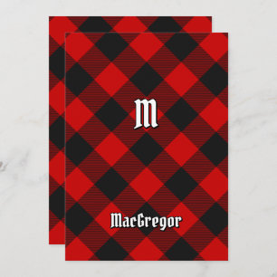 MacGregor Rob Roy Tartan Kaart