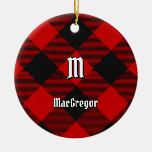 MacGregor Rob Roy Tartan Keramisch Ornament