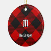 MacGregor Rob Roy Tartan Keramisch Ornament (Links)