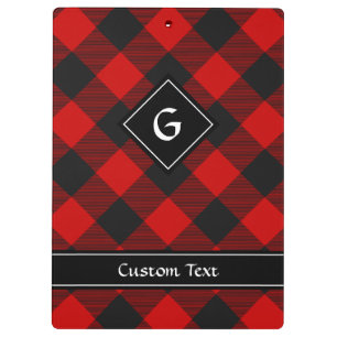 MacGregor Rob Roy Tartan Klembord