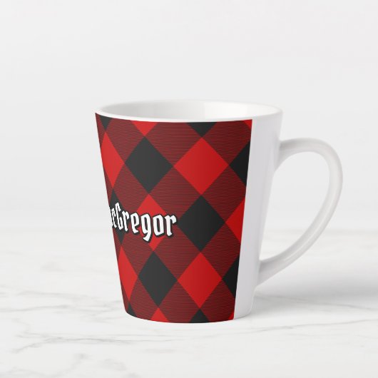 MacGregor Rob Roy Tartan Latte Mok (Rechts)