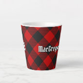MacGregor Rob Roy Tartan Latte Mok (Voorkant)