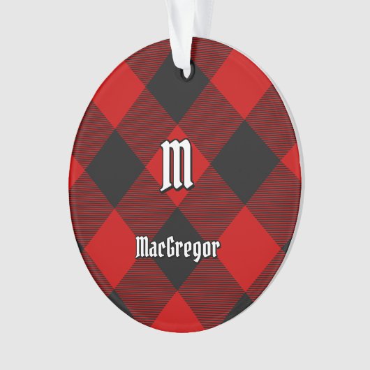 MacGregor Rob Roy Tartan Ornament (voorkant)