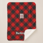 MacGregor Rob Roy Tartan Sherpa Blanket Sherpa Deken (Voorkant)
