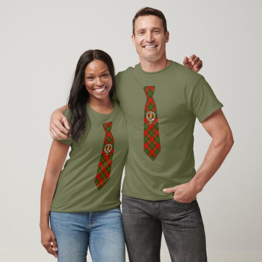 MacGregor Schotse Badge Tartan Das T-shirt (Unisex)