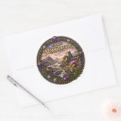 MacGregor Schotse Clan Ronde Sticker (Envelop)