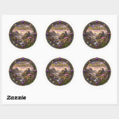 MacGregor Schotse Clan Ronde Sticker (Vel)