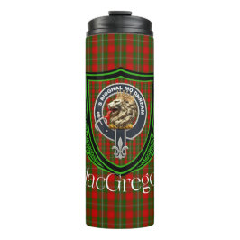 MacGregor Schotse Clan Tartan & Crest Thermosbeker