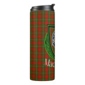 MacGregor Schotse Clan Tartan & Crest Thermosbeker (Gedraaid links)