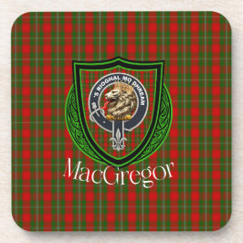 MacGregor Schotse Clan Tartan & Wapen Bier Onderzetter