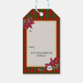 MacGregor Schotse Clan Tartan & Wapen Cadeaulabel (Achterkant)