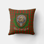 MacGregor Schotse Clan Tartan & Wapen Kussen (Achterkant)