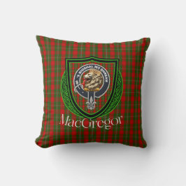 MacGregor Schotse Clan Tartan & Wapen Kussen