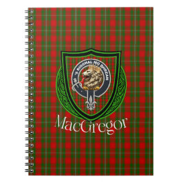 MacGregor Schotse Clan Tartan & Wapen Notitieboek