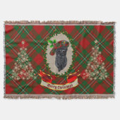 MacGregor Scottie Dog Kerstmis Deken (Voorkant)