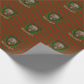 MacGregor Scottish Clan Tartan & Crest Cadeaupapier (Hoek)
