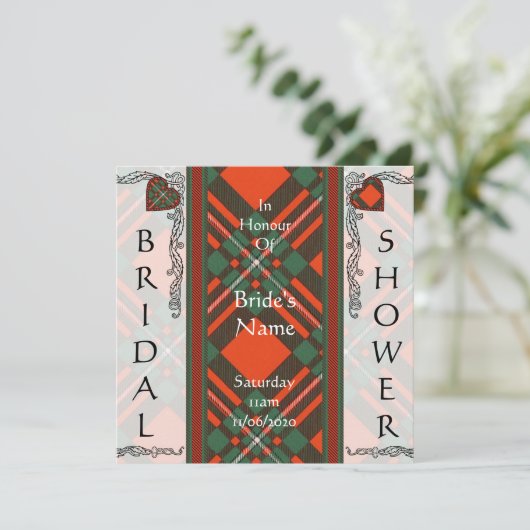 MacGregor Scottish Tartan Kaart (Staand voorkant)