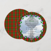 MacGregor Scottish Wedding Invitation Kaart (Voorkant / Achterkant)