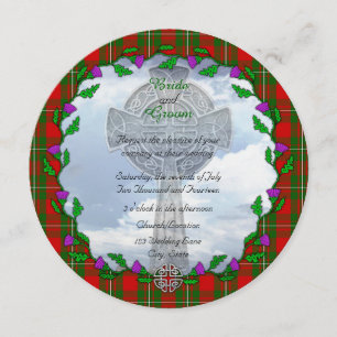 MacGregor Scottish Wedding Invitation Kaart