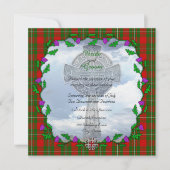 MacGregor Scottish Wedding Invitation Kaart (Voorkant)