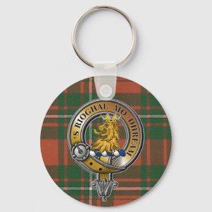 MacGregor Tartan & Badge Sleutelhanger