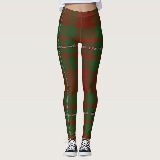 MacGregor Tartan Clan Plaid Leggings (Voorkant)