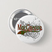 MacGregor Tartan Grunge Ronde Button 5,7 Cm (Voorkant /achterkant)