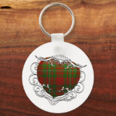 MacGregor Tartan Heart Sleutelhanger (Voorkant)