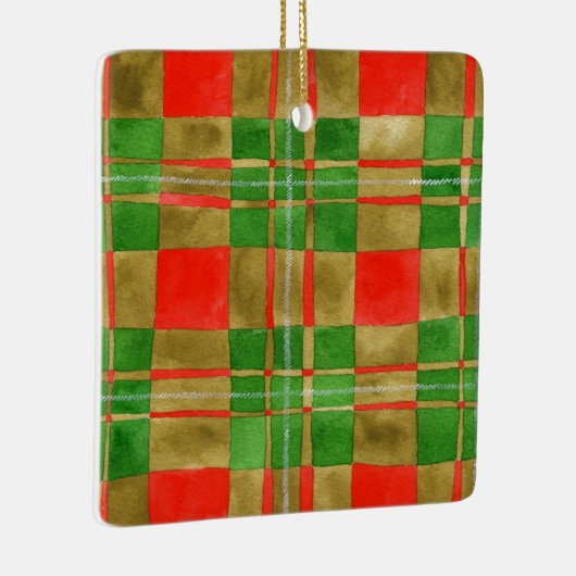 MACGREGOR TARTAN Keramisch Vierkant Ornament (Rechts)