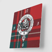 MacGregor Tartan-klok Vierkante Klok (Hoek)