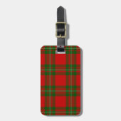 MacGregor tartan roodgroene pleister Bagagelabel (Voorkant verticaal)