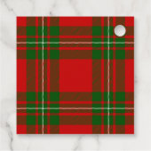MacGregor tartan roodgroene pleister Bedankjes Labels (Achterkant)