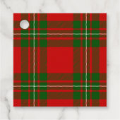 MacGregor tartan roodgroene pleister Bedankjes Labels (Voorkant)