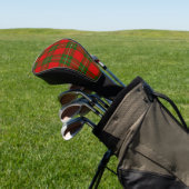 MacGregor tartan roodgroene pleister Golfheadcover (Insitu)