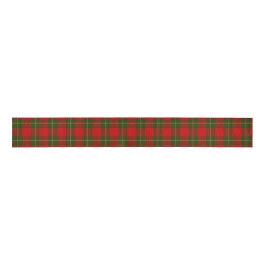 MacGregor tartan roodgroene pleister Grosgrain Lint (Voorkant)