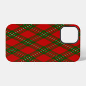MacGregor tartan roodgroene pleister iPhone Hoesje (Achterkant horizontaal)