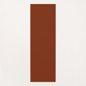 MacGregor tartan roodgroene pleister Yogamat (Voorkant)