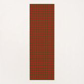 MacGregor tartan roodgroene pleister Yogamat (Voorkant)