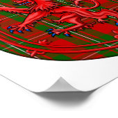 MacGregor Tartan Scottish Play Lion Rampant Poster (Hoek)