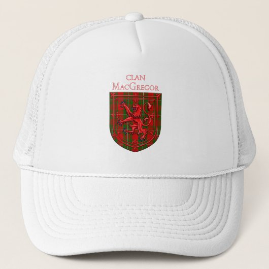 MacGregor Tartan Scottish Play Lion Rampant Trucker Pet (Voorkant)