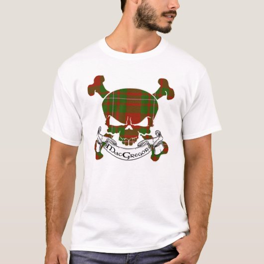 MacGregor Tartan Skull T-shirt (Voorkant)