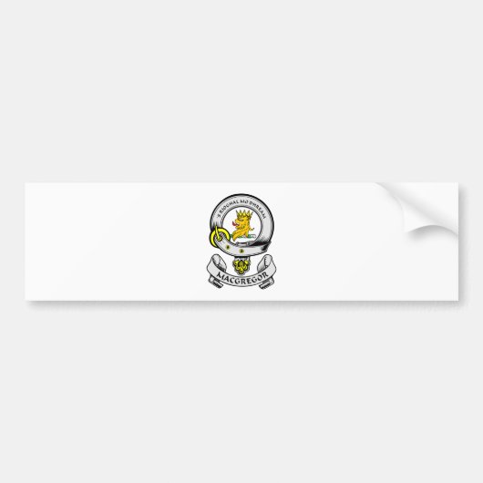 MACGREGOR Wapenmunt Bumpersticker (Voorkant)