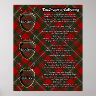 MacGregor's Gathering Clan Tartan Print