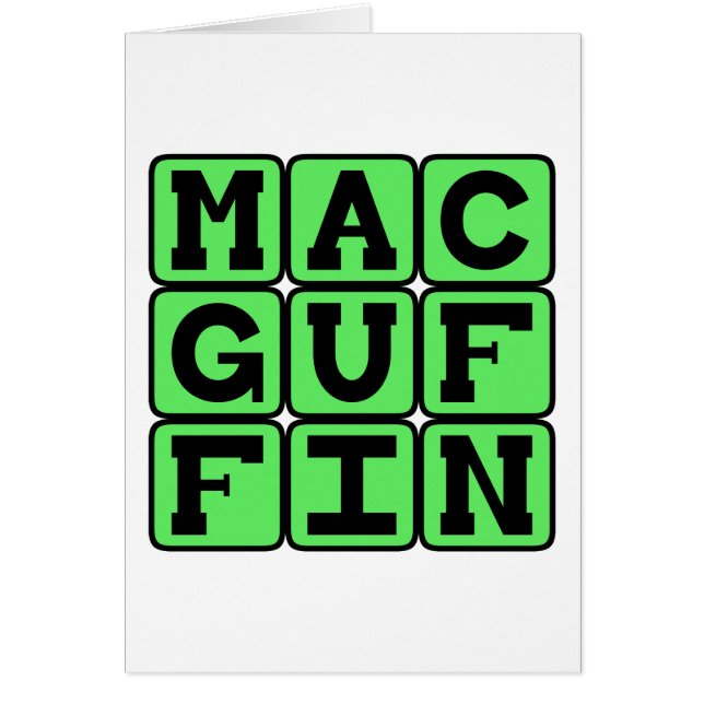 MacGuffin, Literaire Fopspul (Voorkant)