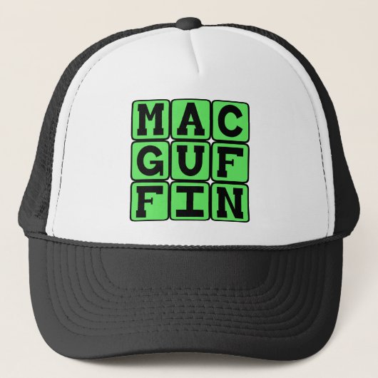 MacGuffin, Literaire namaak Trucker Pet (Voorkant)