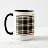 MacGuinness Tartan Black en Brown Irish Pset Mok (Links)