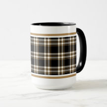 MacGuinness Tartan Black en Brown Irish Pset