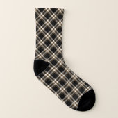 MacGuinness Tartan Black en Tan Pset Sokken (Links binnenkant)